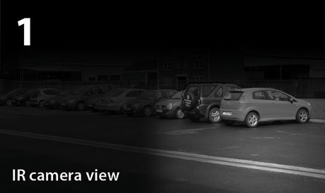 IR camera view